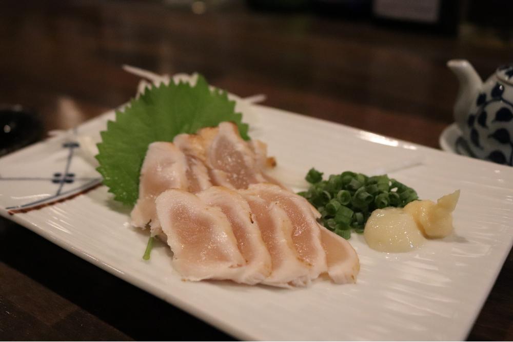 鶏たたき刺し